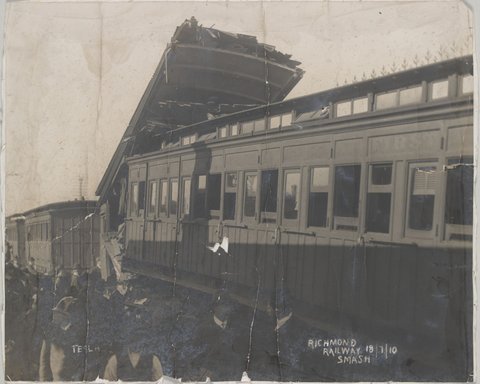 Richmond railway smash, 1910
