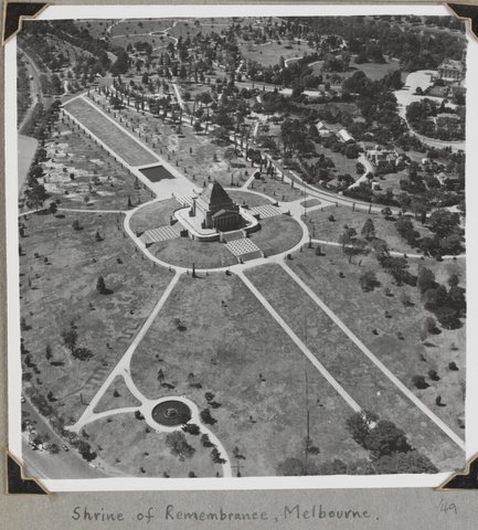 Shrine of Remembrance, Melbourne [Vic.], c. 1946