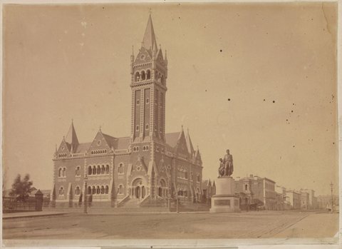 Independent Church, Collins St., Melbourne, 1885