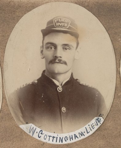 Hawthorn Volunteer Fire Brigade, rear of Hawthorn Town Hall, June 30th 1891