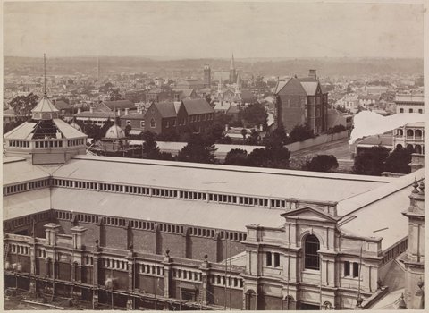 Fitzroy from Exhibition Building, c. 1880