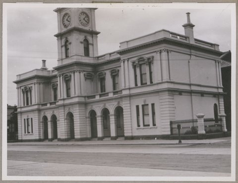 Port Melbourne town hall, Bay Street, Port Melbourne, Vic, c. 1949