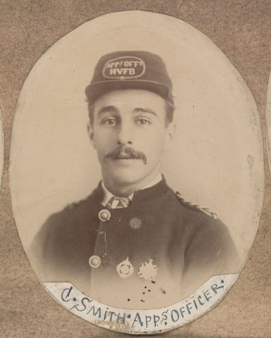 Hawthorn Volunteer Fire Brigade, rear of Hawthorn Town Hall, June 30th 1891