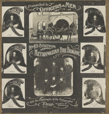 Fire brigades of the Metropolitan Fire Brigade, Melbourne, 1909
