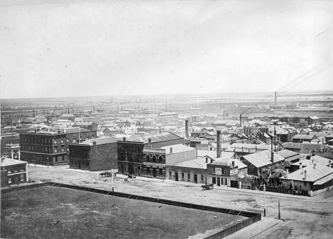 Melbourne In 1869 From The Fitzgerald, Lonsdale Street