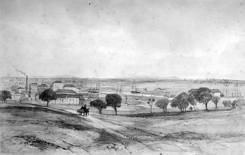 View From Batman's Hill, Melbourne, c. 1920