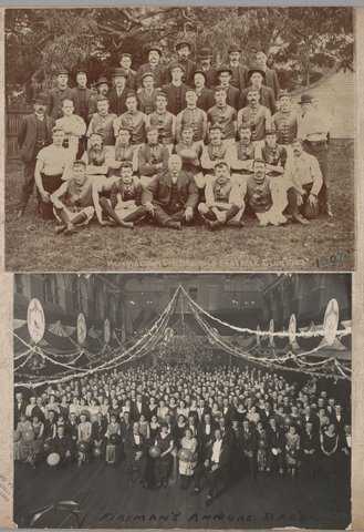 Melbourne firemen's sporting and social activities, 1907