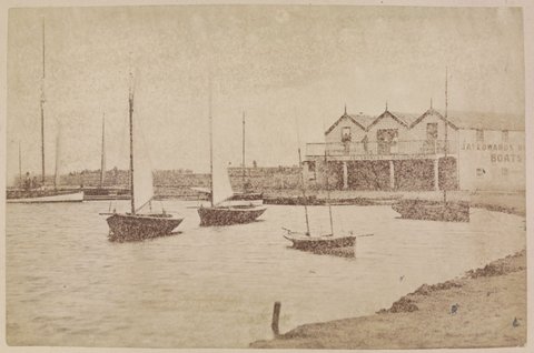 Albert Park Lagoon, c. 1870