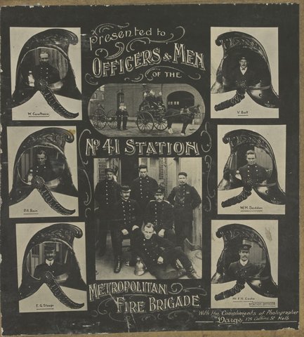 Fire brigades of the Metropolitan Fire Brigade, Melbourne, 1909