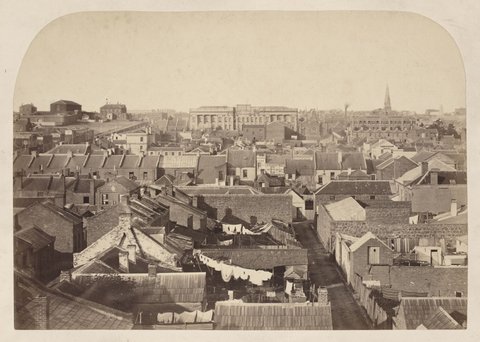 View of Melbourne [looking east], c. 1860