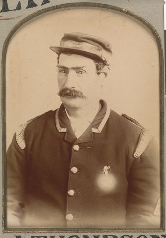 Presented to G. Butlin on disbandment of the Footscray Volunteer Fire Brigade, 1891