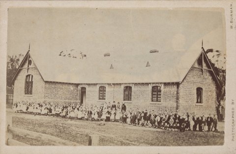Northcote Primary School, Helen Street, Northcote, Victoria, c. 1868
