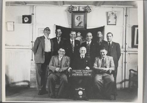Preston indoor sports premiers, c. 1954