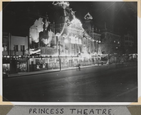 Royal Visit decorations, Melbourne Vic, 1951–54