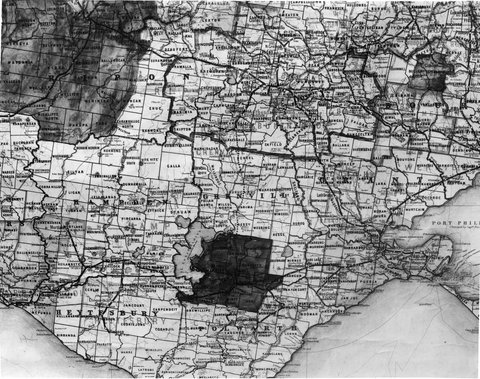 Guide plan and parish map of Melbourne, c. 1914