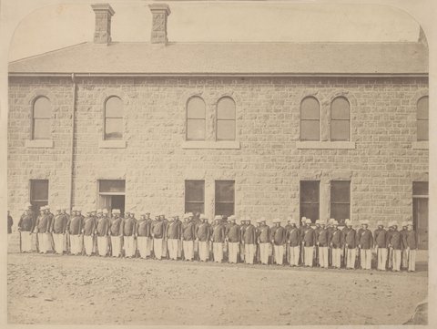 Police Force, Melbourne, 1868