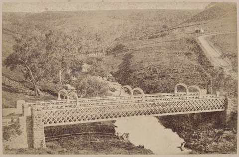 Redesdale Bridge over the Campaspe, 74 miles N. from Melbourne, c. 1875