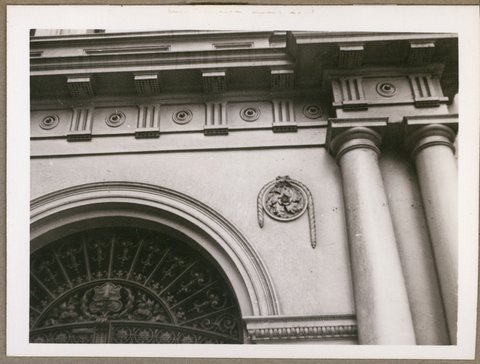 Western Market buildings, cnr of Flinders Lane and William Street Melbourne, Vic, 1949