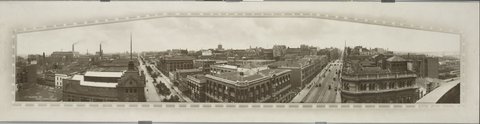 Melbourne 1920, showing Collins and King Streets