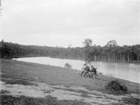 View of Lake Blackburn, 1898