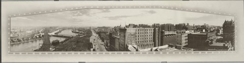 Melbourne 1920, showing Queens Bridge