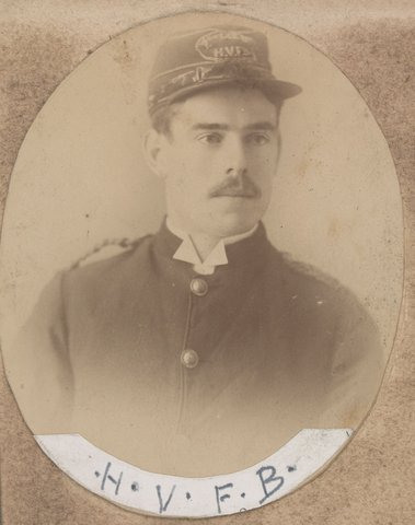Hawthorn Volunteer Fire Brigade, rear of Hawthorn Town Hall, June 30th 1891