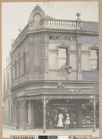 The Australian Monte de Piete Co. Ltd. : Richmond Branch, c. 1920
