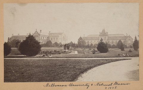 National Museum and Melbourne University, 1882–88