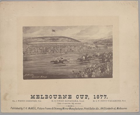 Melbourne Cup, 1877, c. 1877