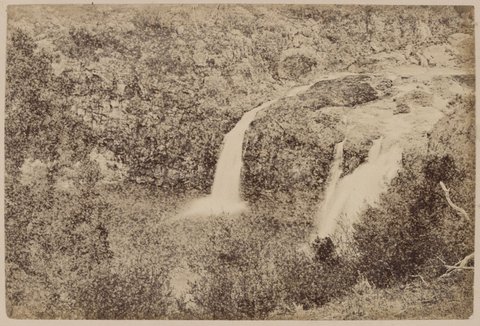 Falls of the Upper Campaspe. Near Barfold, 71 Miles N. from Melbourne, c. 1875