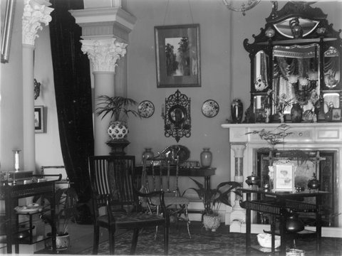 Interior, Alton, St. Kilda Rd, 1900