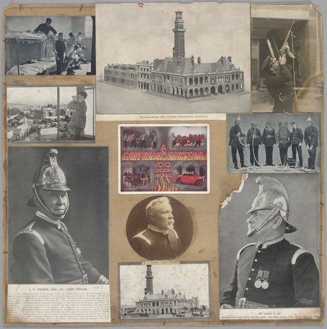 Scenes at Melbourne Metropolitan Fire Brigade's headquarters, 1890–1920