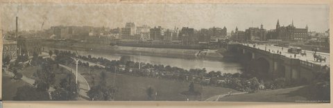 Melbourne from Snowden Gardens, south bank of the Yarra, 1903