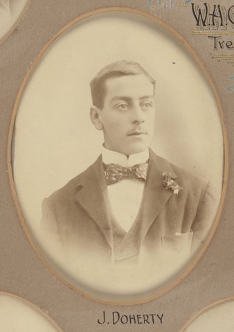 Presented to W. H. Gardner, Treasurer of the Melbourne and Suburban Bread Carters Association 1897-'98, c. 1898