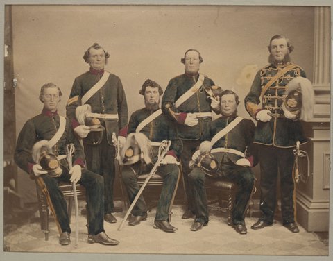 Royal Victorian Volunteer Artillery Melbourne Company, c. 1866