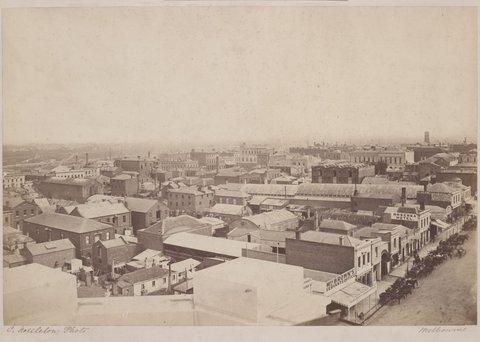 Melbourne streets, 1867