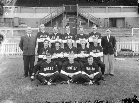 Carlton baseball team and officials, 1920–50