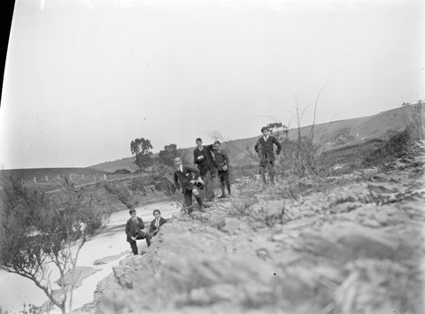 Footscray Technical School outing to Werribee Gorge, 1917