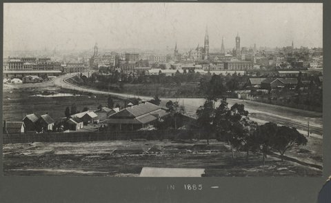 St. Kilda Road, 1885