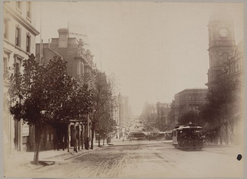 Collins Street, Melbourne, c. 1890