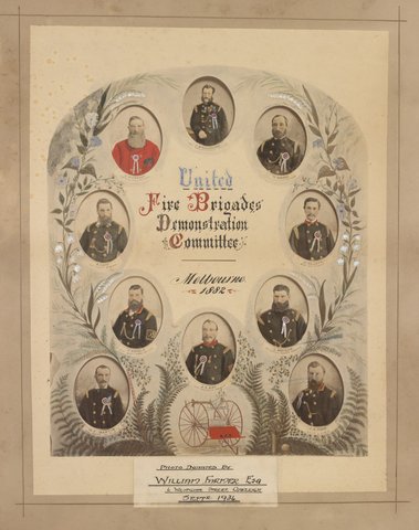 United Fire Brigades Demonstration Committee Melbourne 1882, 1879–85