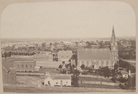 Fitzroy Square, c. 1865