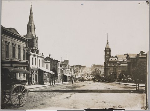 Melbourne : Collins St. looking west, 1933