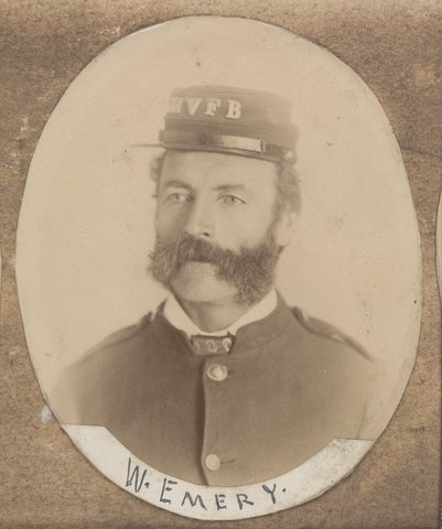 Hawthorn Volunteer Fire Brigade, rear of Hawthorn Town Hall, June 30th 1891