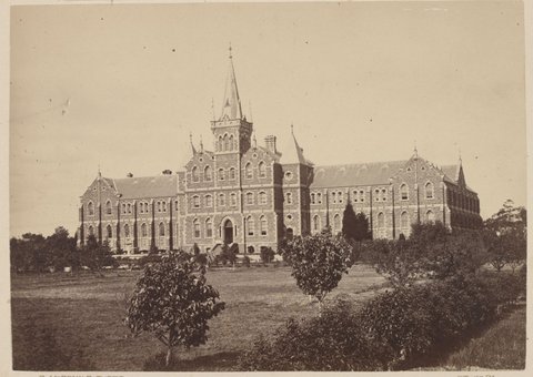 The Deaf and Dumb Institution, St. Kilda Road, 1880?