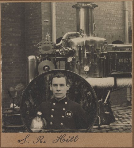 Metropolitan Fire Brigade Officers and Men of No 47 Footscray July 1910