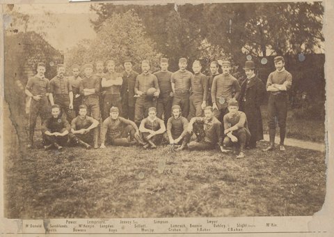 Melbourne Football 1st Twenty. Season 1879