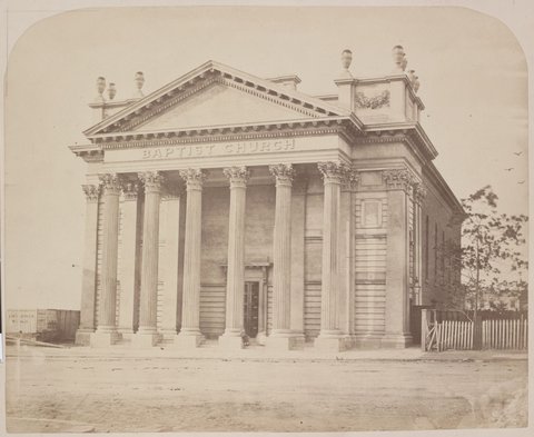 Baptist Church, Albert St., East Melbourne, c. 1870