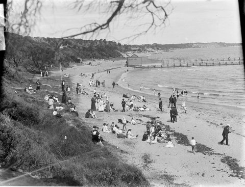 Beach Scene, Hampton, 1900?