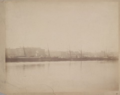 Shipping on the Yarra River, c. 1887